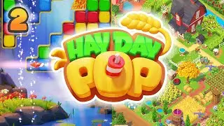 Hay Day Pop Game (iOS,Android) Gameplay Walkthrough | Part 2 (Supercell)