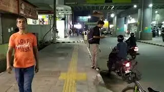 Night walk in Ernakulam junction railway station/walking tour India