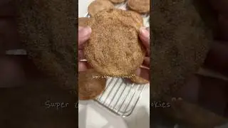 Chewy Churro Cookies ♡︎︎ Full recipe in commens!!  #cookies #churros #baking #fyp #shorts