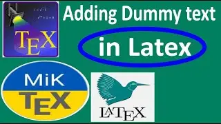 Как добавить фиктивный текст в Latex
