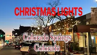 Christmas lights |Colorado |Colorado Springs #christmaslights #colorado #usa
