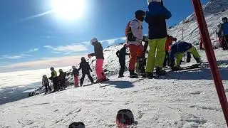 2023-01-24 Tatrzańska Łomnica - zjazd ze stacji Skalne Pleso