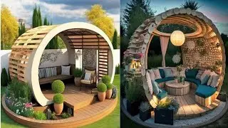 Modern Outdoor seating area idea |Transform Your Backyard |DIY Outdoor Seating |Outdoor Living Space