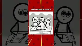three best friends in one bench😎😄|#friendship| #bestfriend |#shorts| #trending
