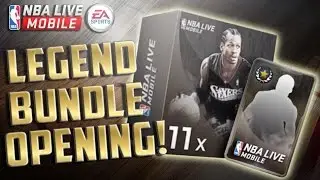 90 ОБЩИЙ ЛЕГЕНДАРНЫЙ ВЫБОР!! ОТКРЫТИЕ 11-КРАТНОГО ЛЕГЕНДАРНОГО НАБОРА!! NBA Live Mobile!!