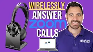 How to Answer Zoom Calls From a Wireless Headset!