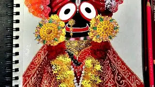 Final part 😍 easy way for beginners 😍 Jagganath dev drawing