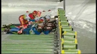 Biathlon Massenstart der Damen in Ruhpolding 16.01.2010