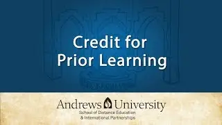 Credit for Prior Learning