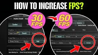 😱 Increase Fps : 30fps to 40/60fps | 60fps to 90/120fps BGMI | How To Increase Fps In BGMI | Lag fix