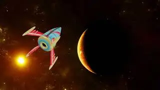 Stop Animation Moon Landing