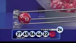 Powerball Red Ball 20180728