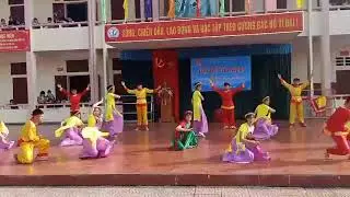 THPT Hiền Đa | Múa quạt HÀO KHÍ VIỆT NAM 20/11