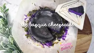Ube Basque Burnt Cheesecake