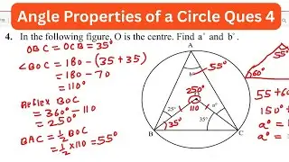 Angle properties of a circle question 4, KCSE 2025 Mathematics Paper 2