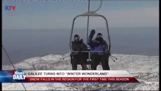 Snow Covers Israel