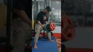 Barbell Land Mine Row 🦾 #fitness #motivation #loosebodyweight #gymlife #backworkout #phonkmusic