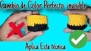 Perfect Invisible Color Change in Crochet | Apply this Easy Technique for a Perfect Finish ✨