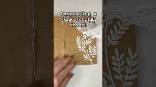 Easy technique for junk journal covers! ✨