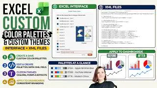 Excel Custom Color Themes Tutorial: Save Brand Colors & Edit XML Files