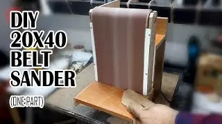20x41 cm DIY Belt Sander- (old video one part)-Ev yapımı bant zımpara (tek parça)