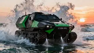 Этот бронированный автомобиль ПЛАВАЕТ и развивает скорость 140 км/ч! 😱 Объяснение принципа работы...