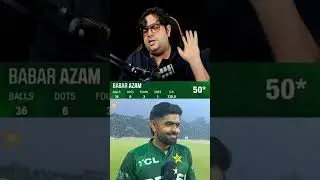 50* OFF JUST 36 BALLS FOR BABAR AZAM 😁 #pakvsaus #babarazam #cricket #shorts