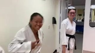 Coconut Creek Karate Students during break