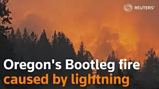 Oregon's Bootleg fire caused by lightning