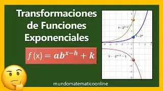 Transformación de Funciones Exponenciales | Gráfica de una Función Exponencial Trasladada