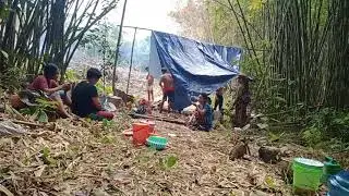 cara pasang atap terpal