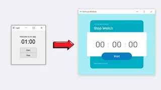 Building a Mordern Stopwatch in python
