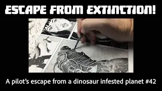 Close-Up Inking Process | Details of my comic art 