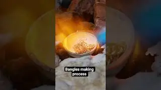 Satisfying Gold Bracelet Making Process 🔨✨ #Shorts #Gold