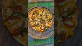 Airfryer Pizza 🍕 | 10 Min Me Ready 😍 | #shorts