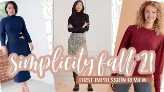 Simplicity Sewing Patterns Fall 2021 First Impression Review