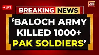 Baloch Liberation Army vs Pakistan News LIVE | Punjab Pakistan Chief Minister's Big Revelation LIVE