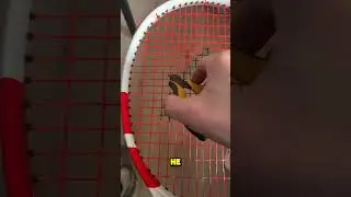 Эта теннисная ракетка сейчас взорвётся 😱