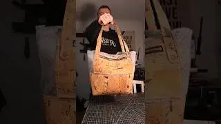 By far the most difficult bag I've ever had to make! #asmr #asmrsounds #leatherwork