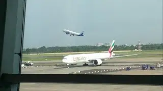 Emirates Taxi | Ramp Side View - Part 192 | Chennai Airport | Plane Spotting [MAA/VOMM]