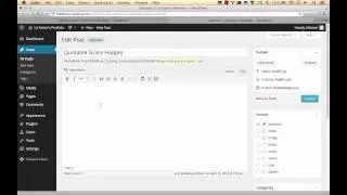 WordPress: Authoring posts