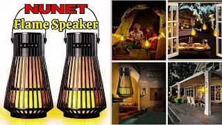 NUNET Flame Speakers Unboxing | 10W Bluetooth & LED Lantern Decor