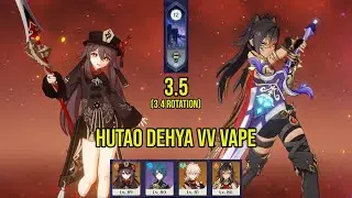 C1 HU TAO C0 DEHYA VV Vaporize | 3.5 Spiral Abyss Floor 12 (3.4 Rotation) | Genshin Impact