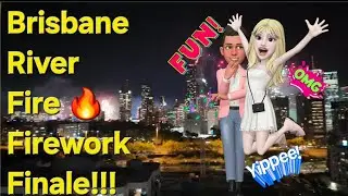 My Life With Wife 🎆 Brisbane Riverfire 2025 &ndash; Firework Finale Spectacle!