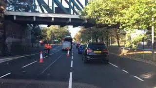 Bin lorry broke down