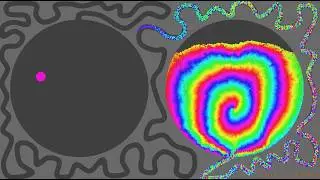 Spiral Swirl Marble Factory Drain | Unity 4k