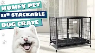 Assemble in Minutes!  Time-Saving Dog Crate.