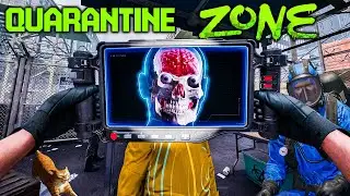 🔴LIVE | This Game Is Like Paper's Please and Phasmophobia Had A Zombie Baby | Quarantine Zone  Ep. 2