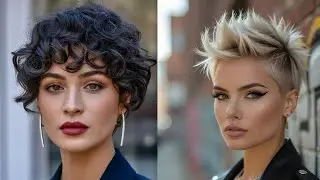 Feminine Pixie Cut Pixie Cut Hairstyles Growing Out A Pixie Cut ✂️#pixiehairstyle #pixiehair #shorth