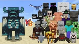 Minecraft most powerful mob warden 